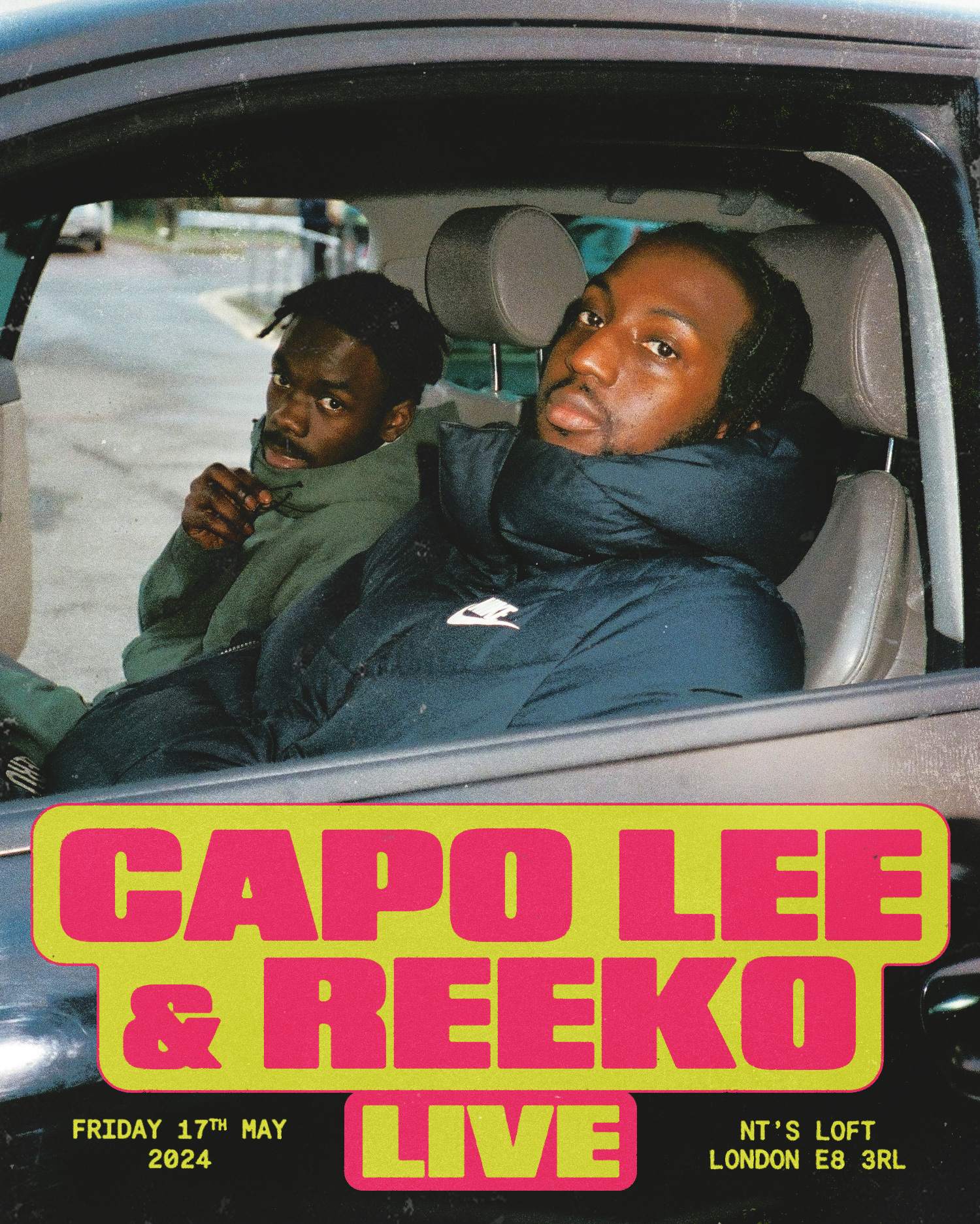Capo Lee & Reek0 (Live) - フライヤー表