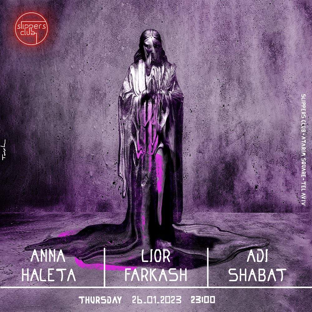 Slippers with Anna Haleta, Lior Farkash and Adi Shabat - Página frontal