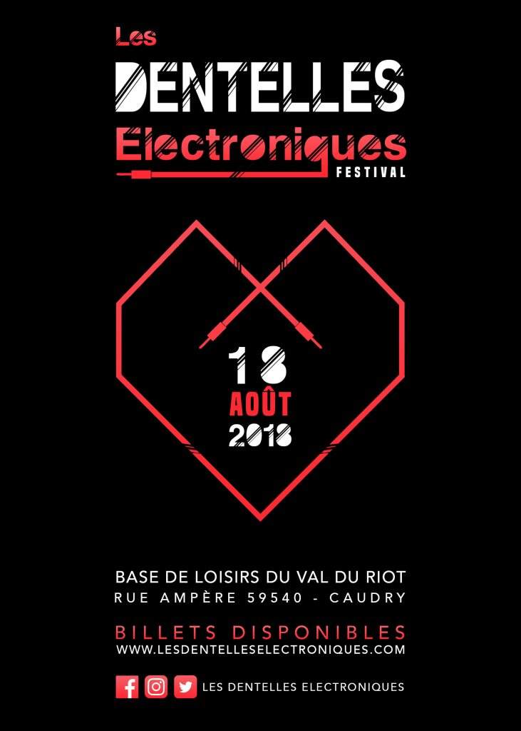 Les Dentelles Electroniques Festival - フライヤー表