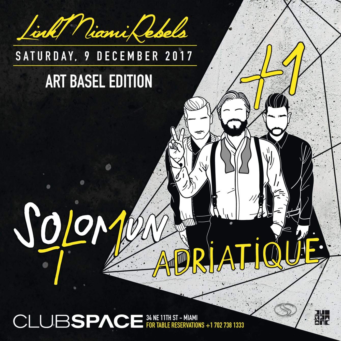 Solomun +1 with Adriatique by Link Miami Rebels - Art Basel Edition - Página frontal