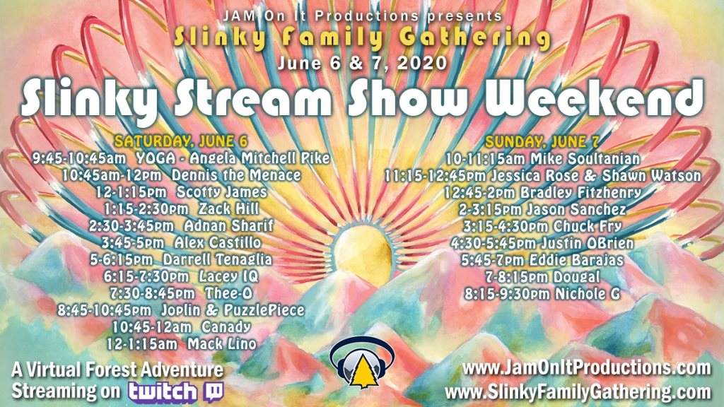 Slinky Stream Show Weekend - Página trasera