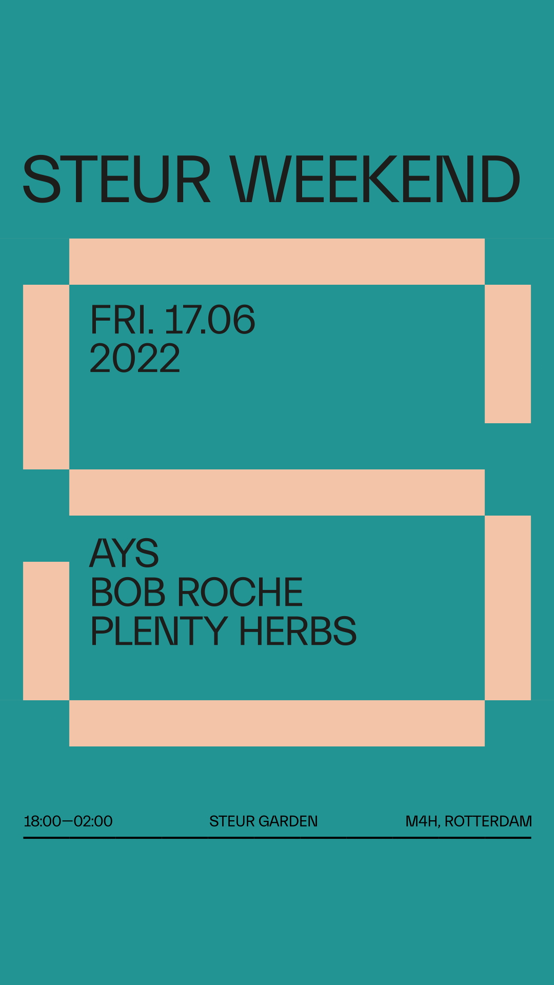 CANCELLED // Ays, Bob Roche, Planty Herbs - フライヤー表