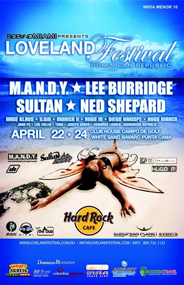 Bigbang Miami and European Planet Events presents: Loveland Festival 2011 - Bavaro - Punta Cana - Página frontal