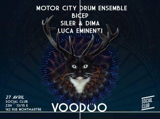 Voodoo with Motor City Drum Ensemble, Bicep, Luca Eminenti, Siler & Dima - Página frontal