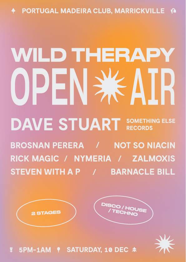 Wild Therapy Open Air - Sunset Party Ft. Dave Stuart - Página frontal