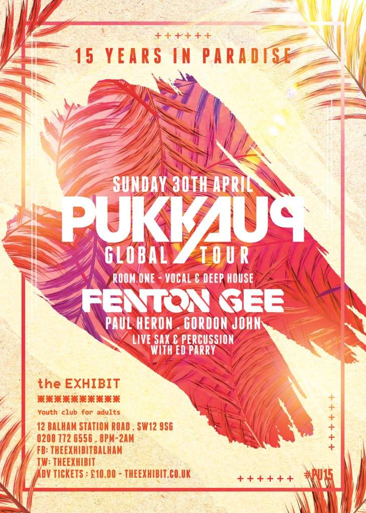 Pukka Up Global Tour - Página frontal