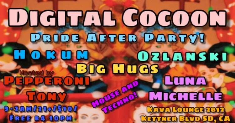 Digital Cocoon Pride After Party - フライヤー表