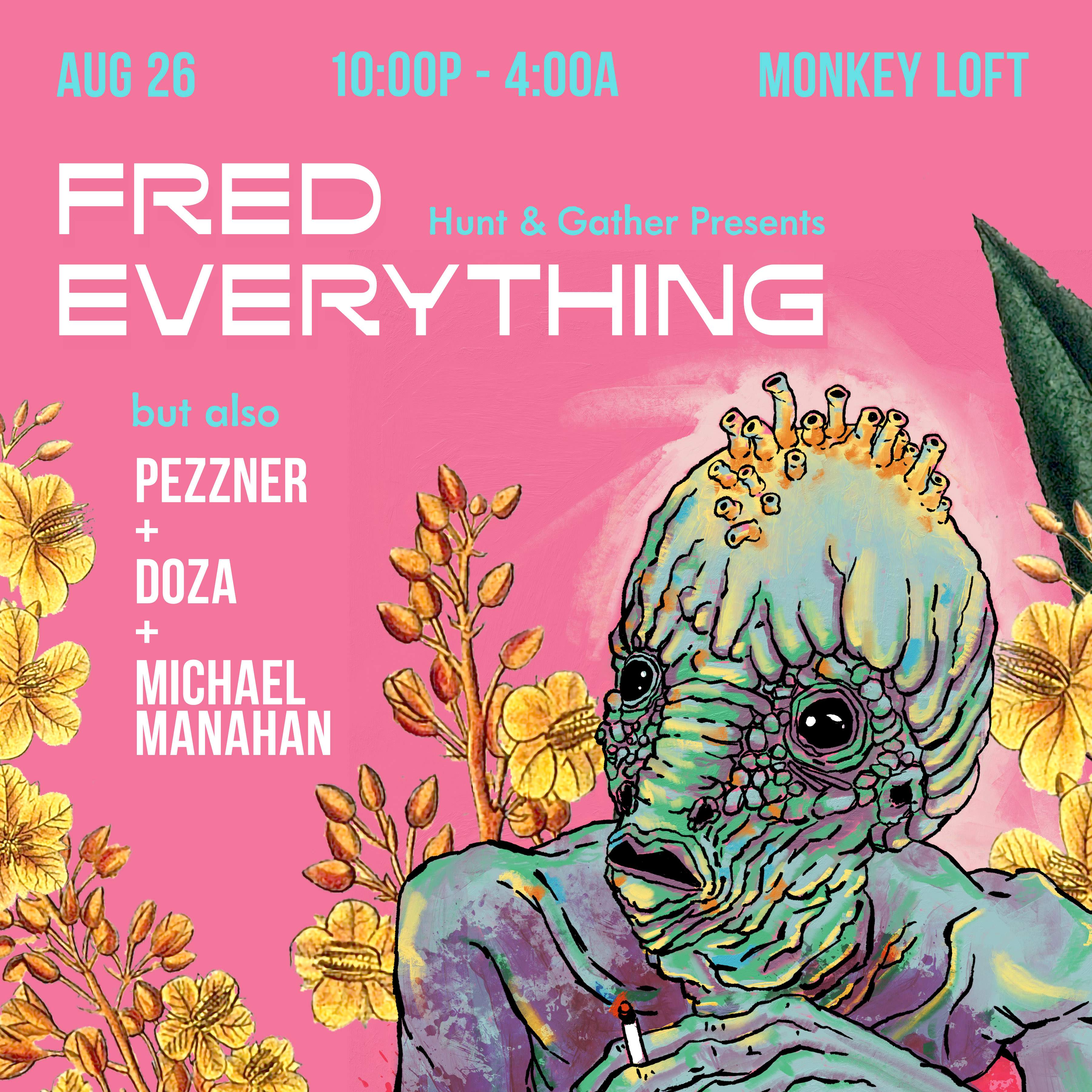 Fred Everything with Pezzner, Doza & Michael Manahan - Página frontal