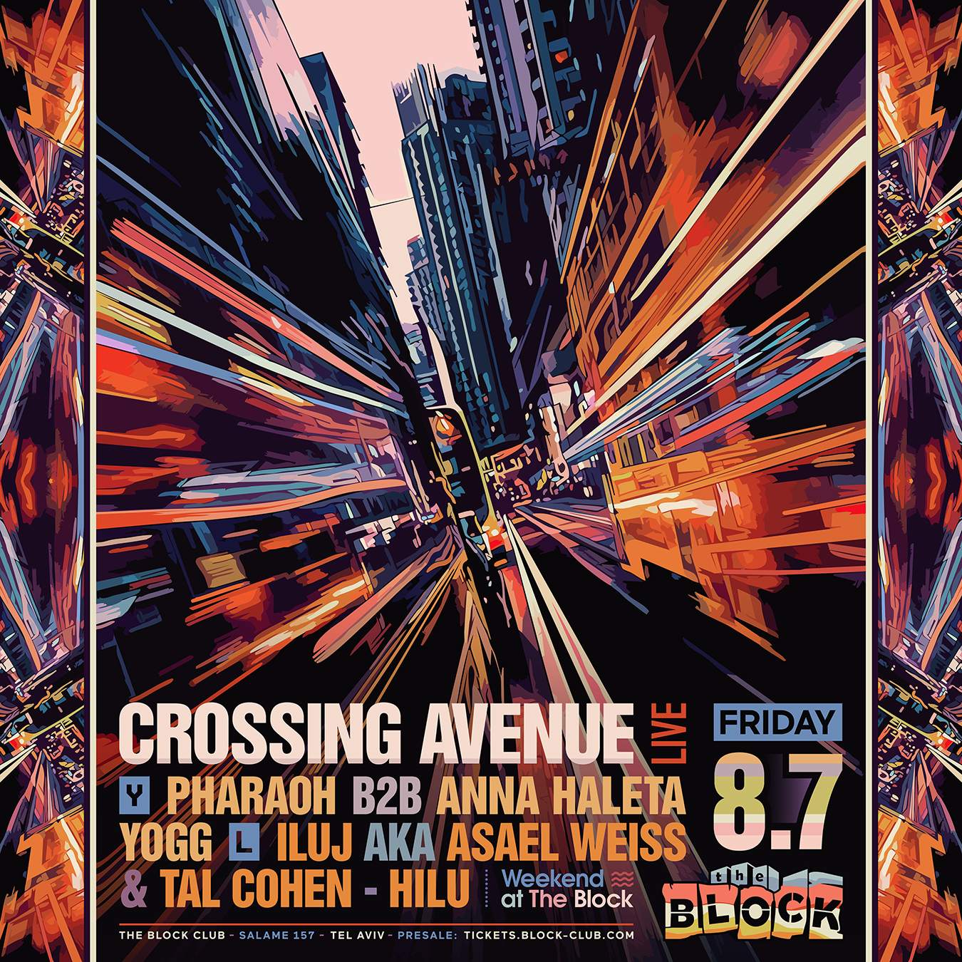 Crossing Avenue Live and friends - Página frontal