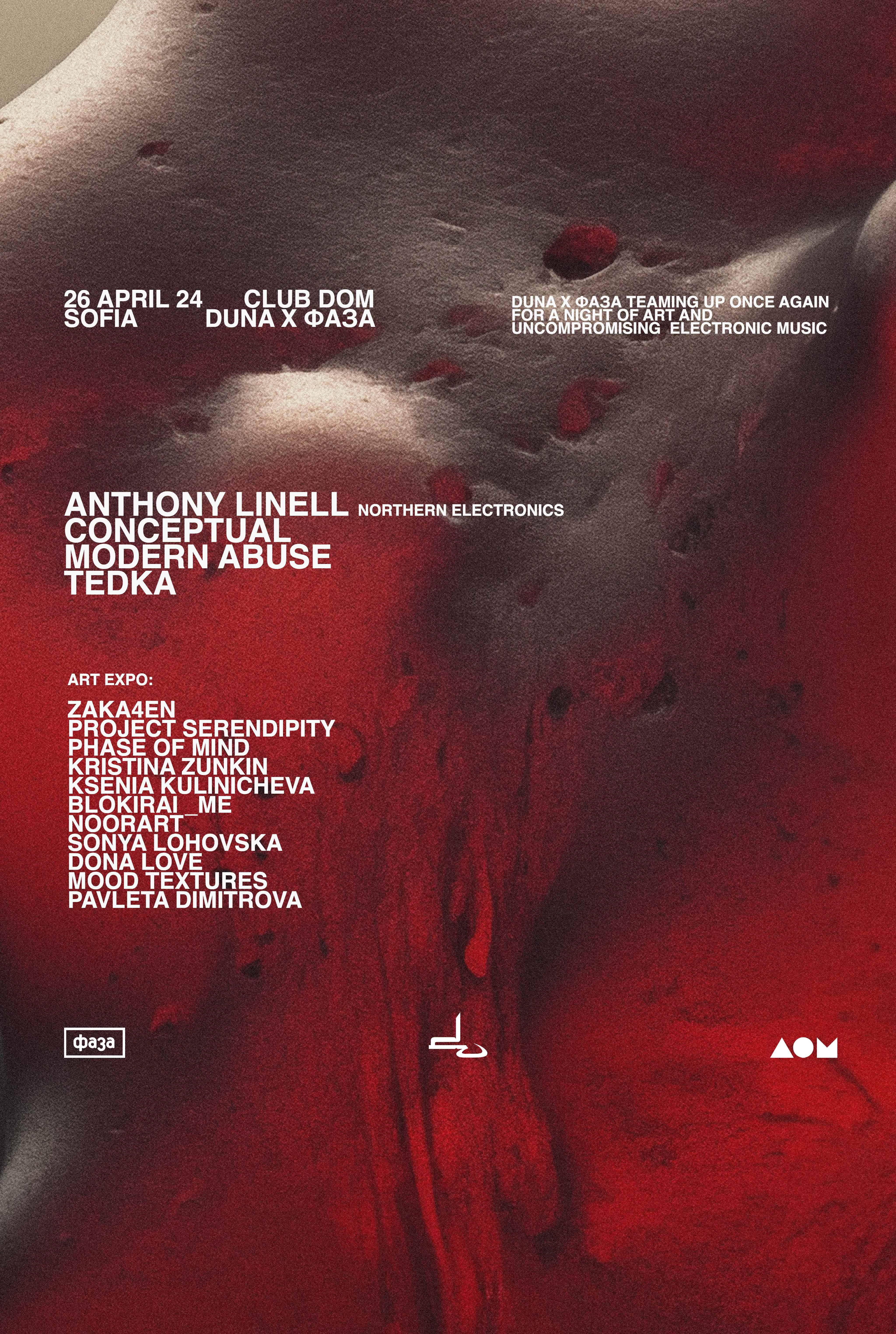 Duna x ФАЗА pres. Anthony Linell at DOM, Sofia