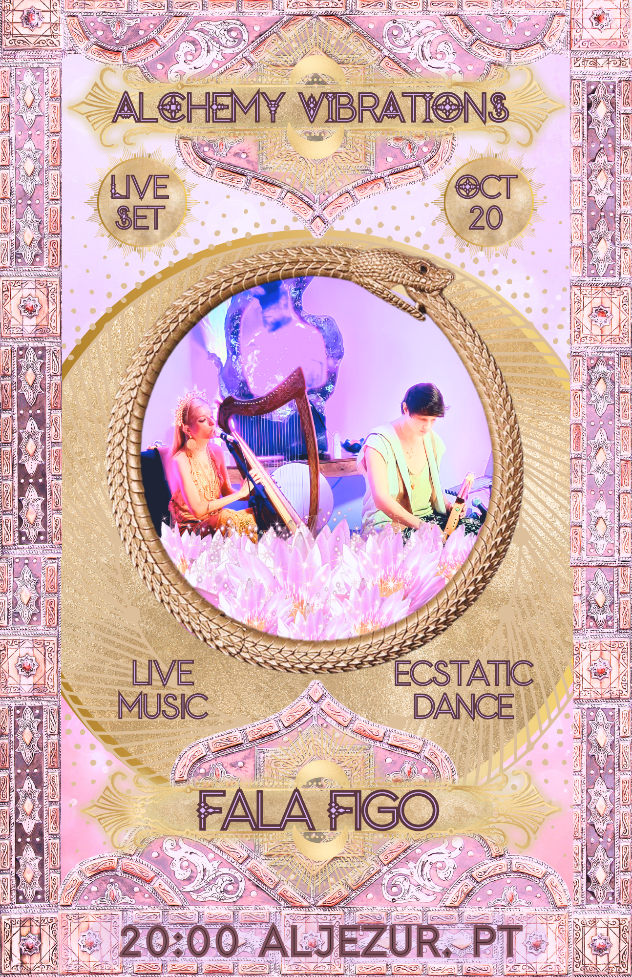 Alchemy Vibrations Live Set and Ecstatic Dance at Fala Figo a Fala Figo,  Algarve