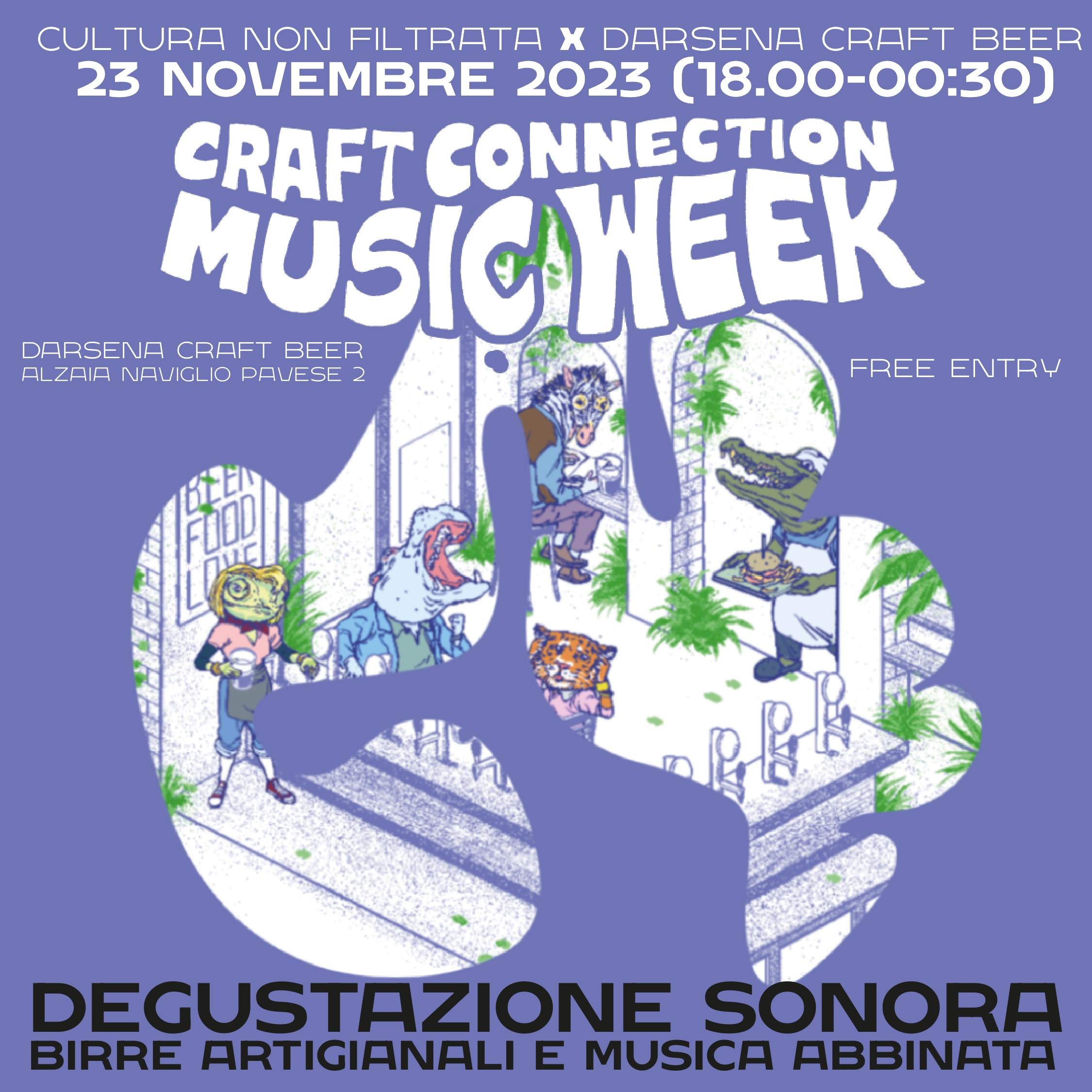 Craft Connection- Milano Music Week 2023 - フライヤー表