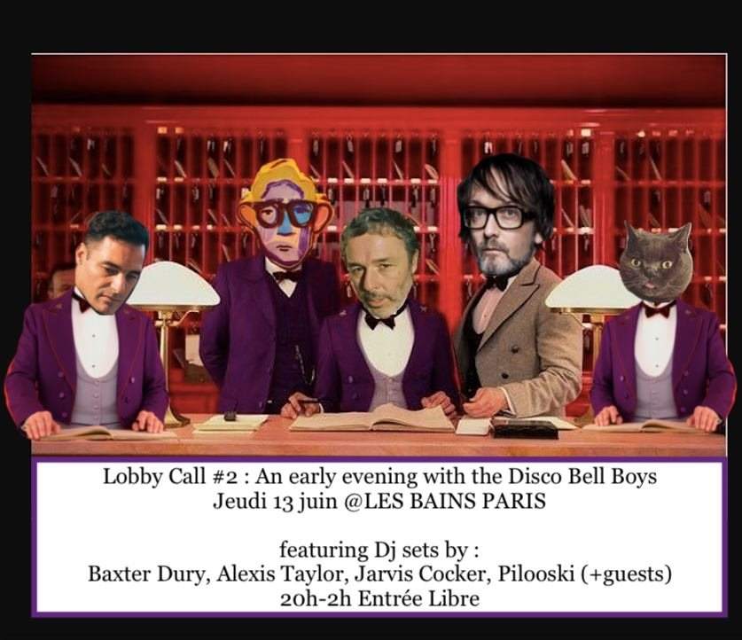 LOBBY CALL 2: An early evening with the Disco Bell Boys (free) - Página frontal