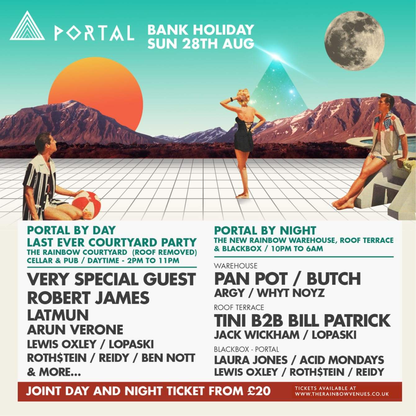 Portal presents Pan-Pot, Tini & More - Página frontal
