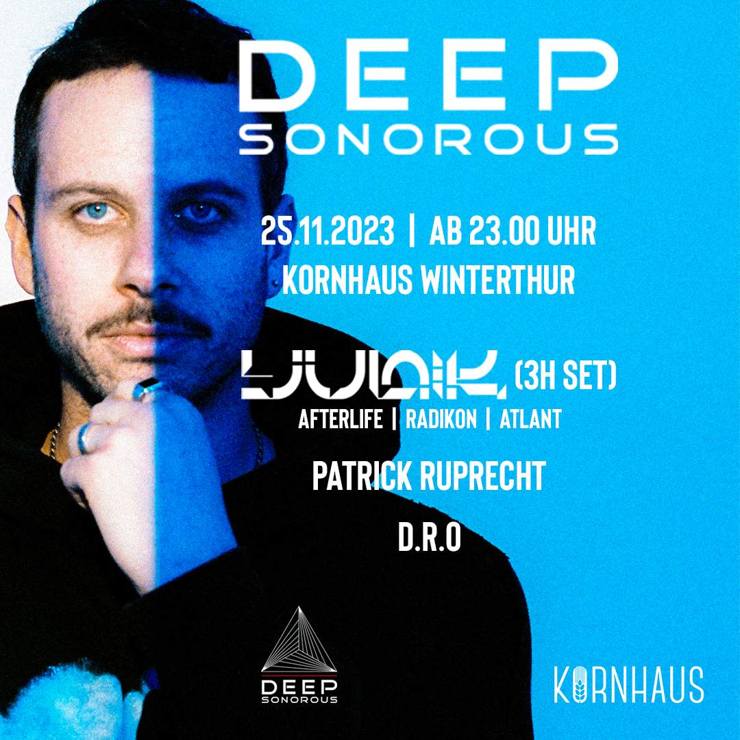 Deep Sonorous with Yubik (Afterlife) - フライヤー表