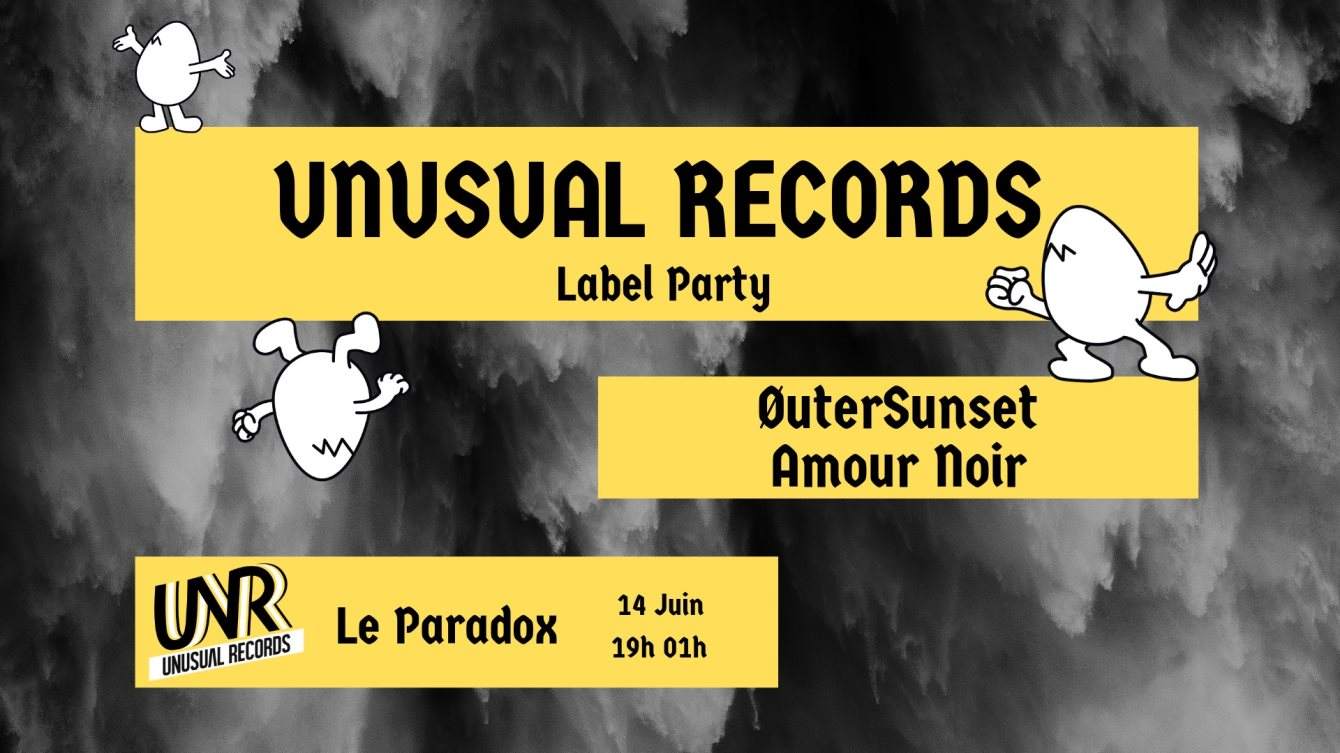 Unusual Records x Le Paradox - フライヤー表