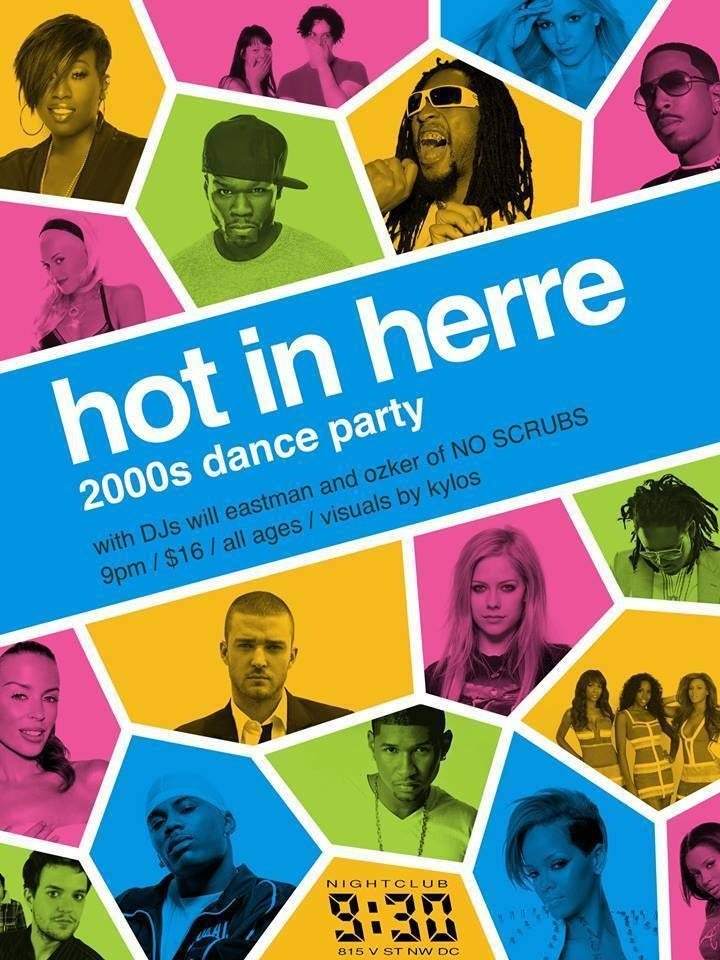 Hot In Herre Holiday Spectacular 2000s Dance Party with DJs Will Eastman and Ozker - フライヤー表