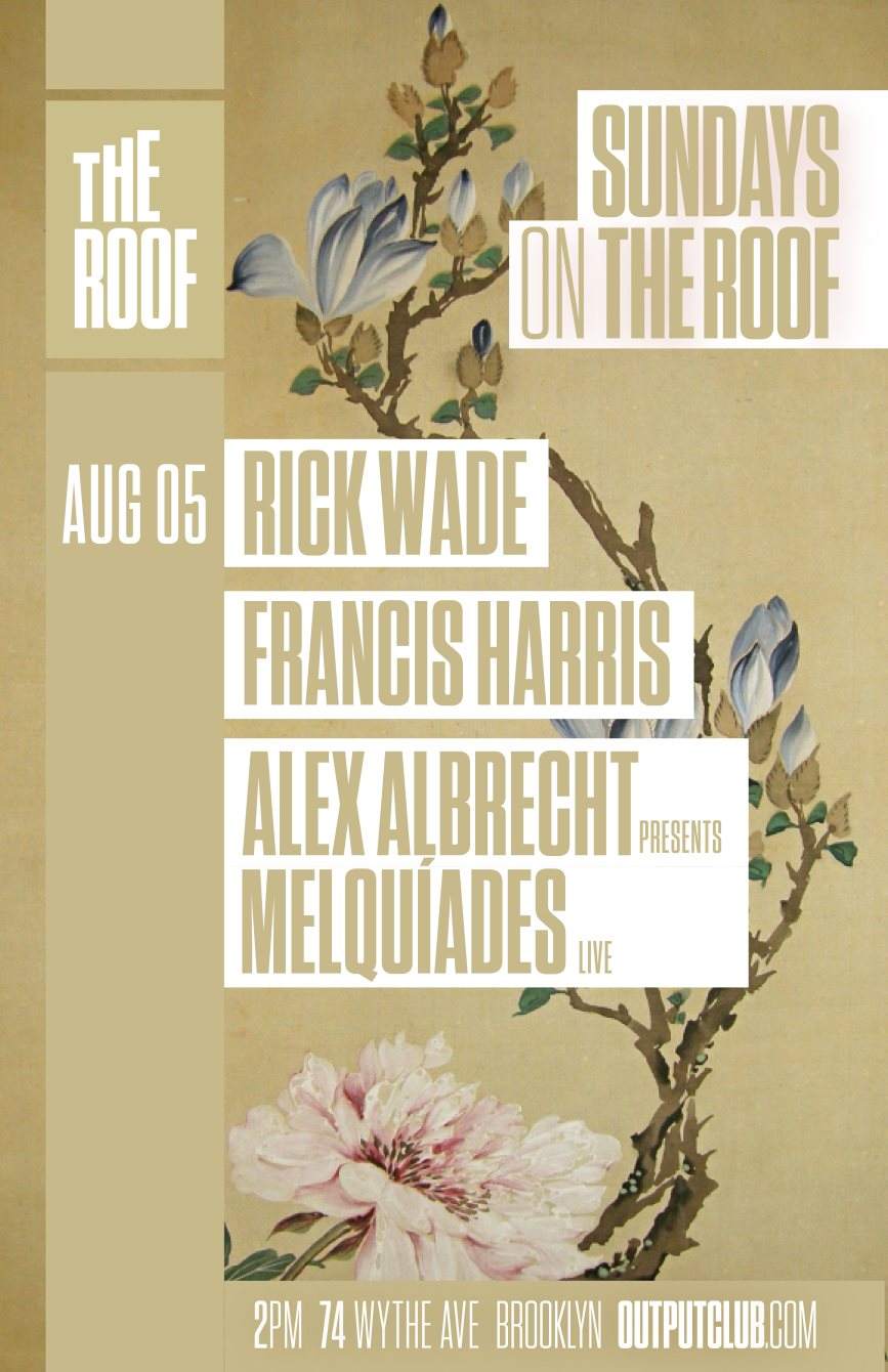 Sundays on The Roof - Rick Wade/ Francis Harris/ Alex Albrecht - Página frontal
