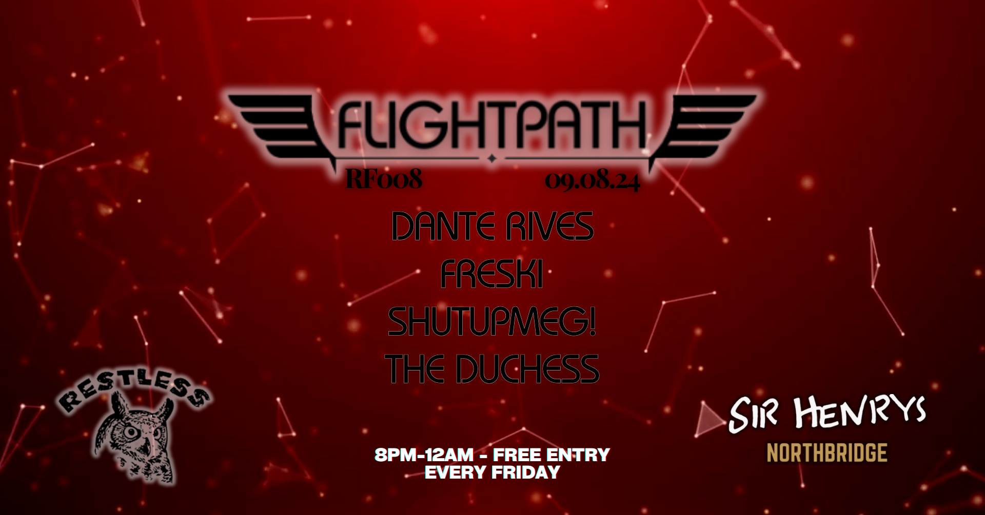 RF008: Flightpath at Sir Henry's at TBA - Sir Henry's Northbridge ...