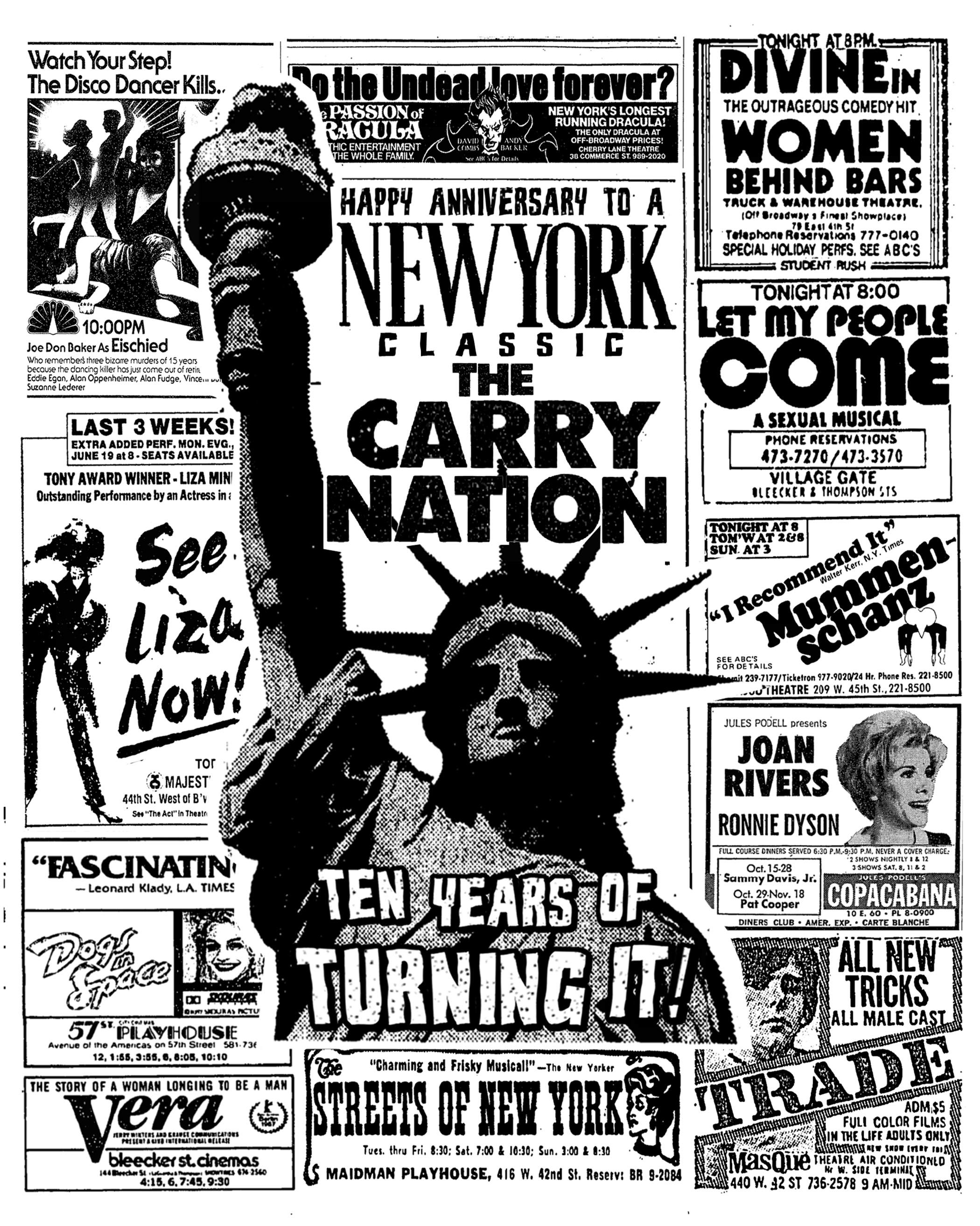 The Carry Nation Ten Year Anniversary Weekender at Good Room, New York City