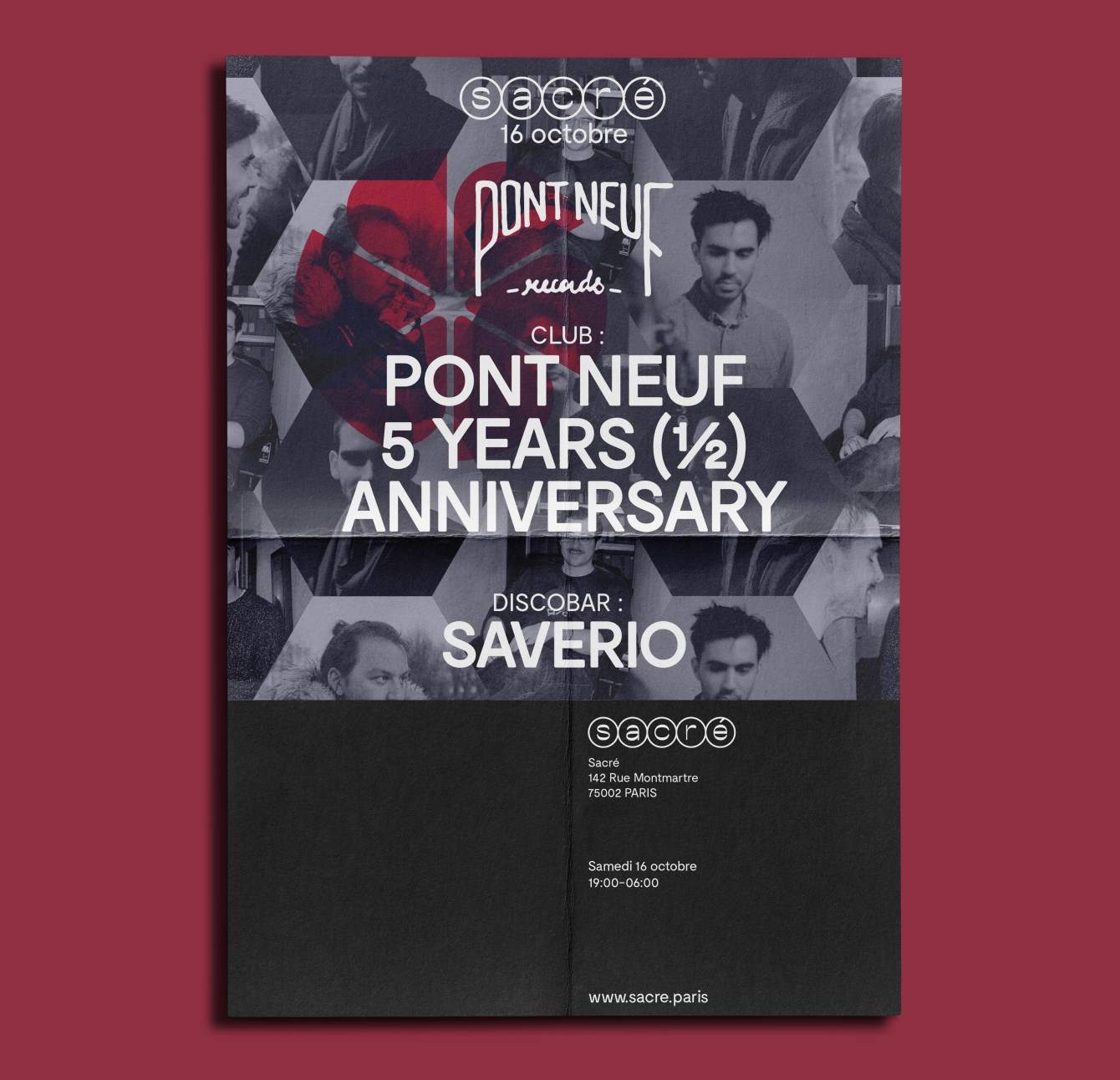 Pont Neuf 5ans Birthday - Página frontal