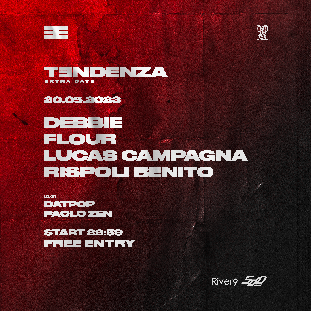 Tendenza EXTRADATE - Debbie - Lucas Campagna - Rispoli Benito - フライヤー表