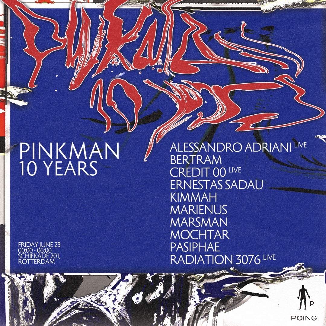 Pinkman 10 Years - フライヤー表