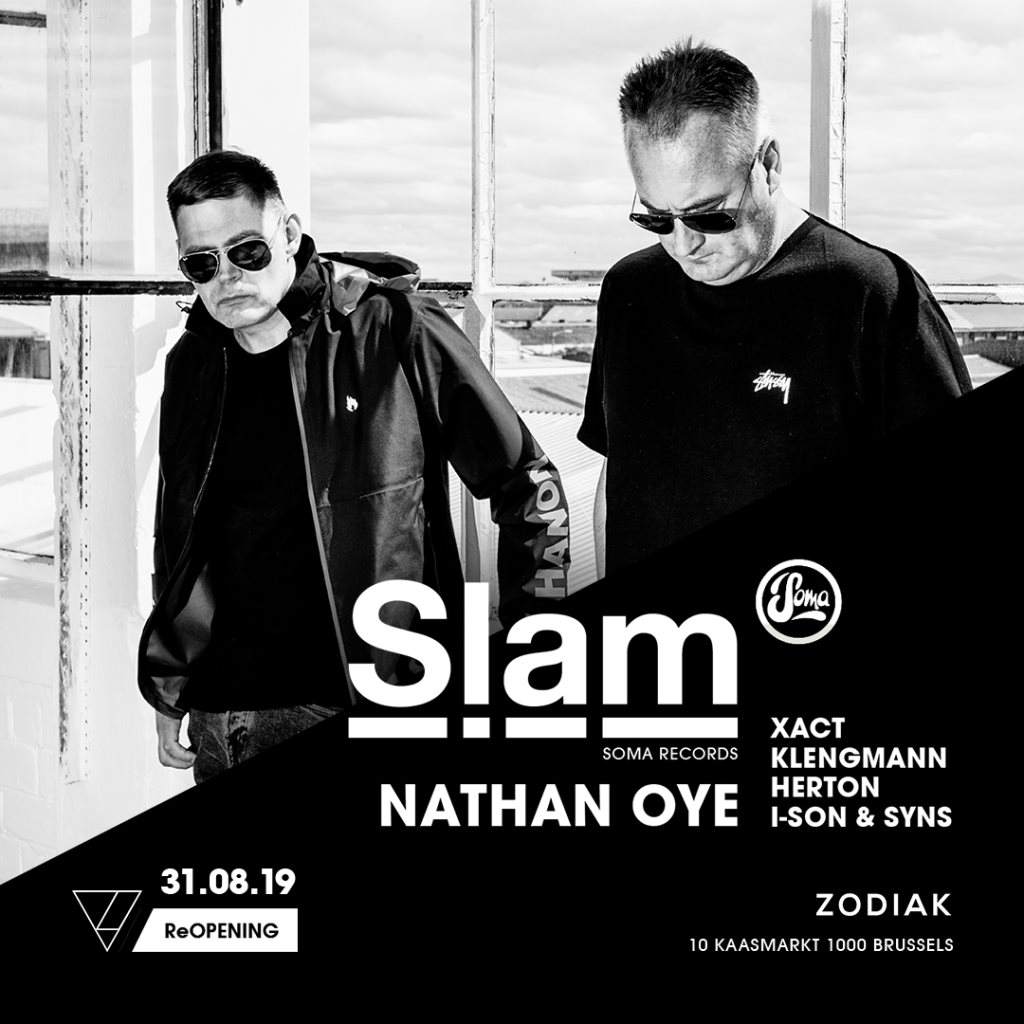 ZODIAK Reopening with Slam - フライヤー裏