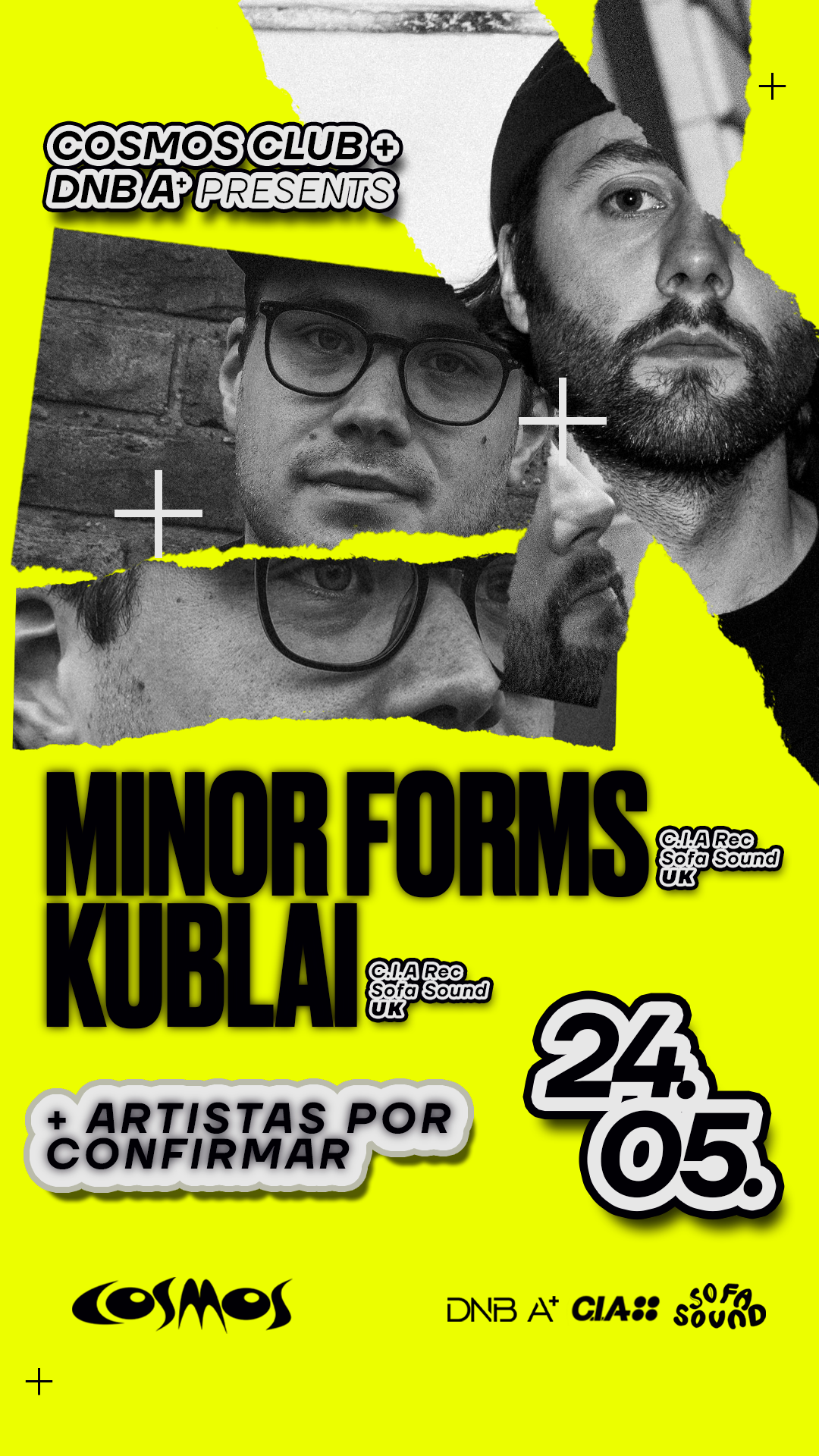 DNB Academy with Minor Forms + KUBLAI - フライヤー表