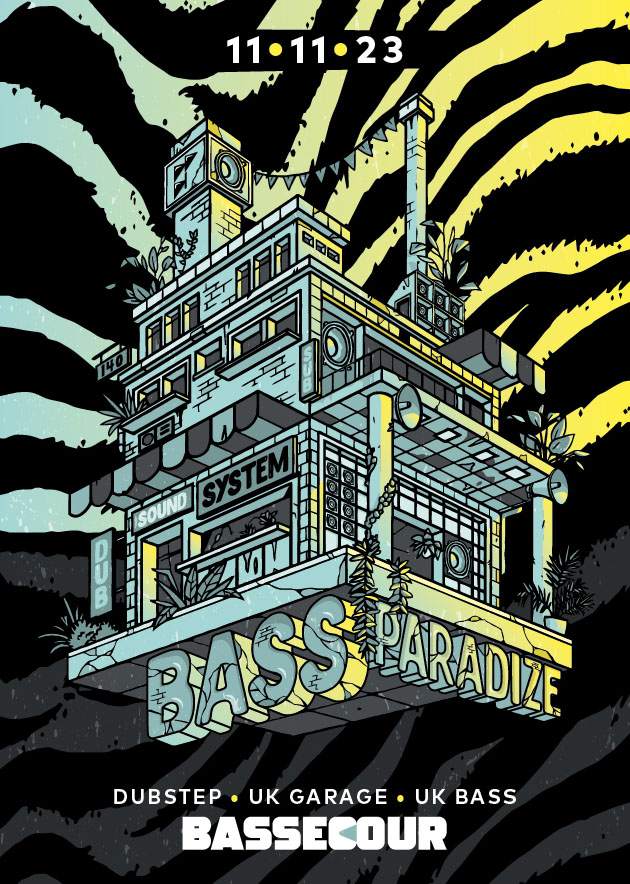 Bass Paradize #32 with Boofy, Argo b2b Ourman, Tabass Sound System, Dub Effect Sound System - Página frontal