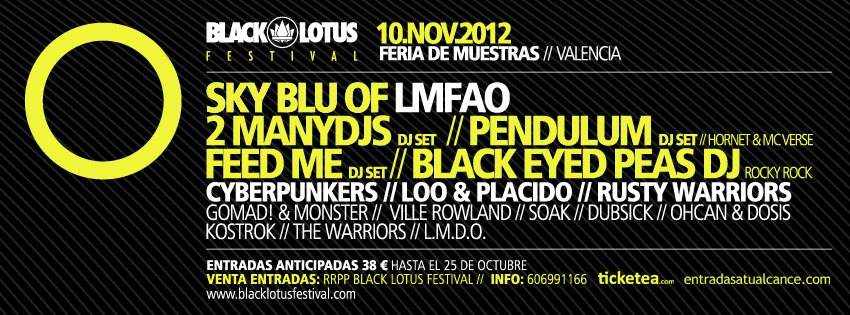 Black Lotus Festival 2012 - Página trasera