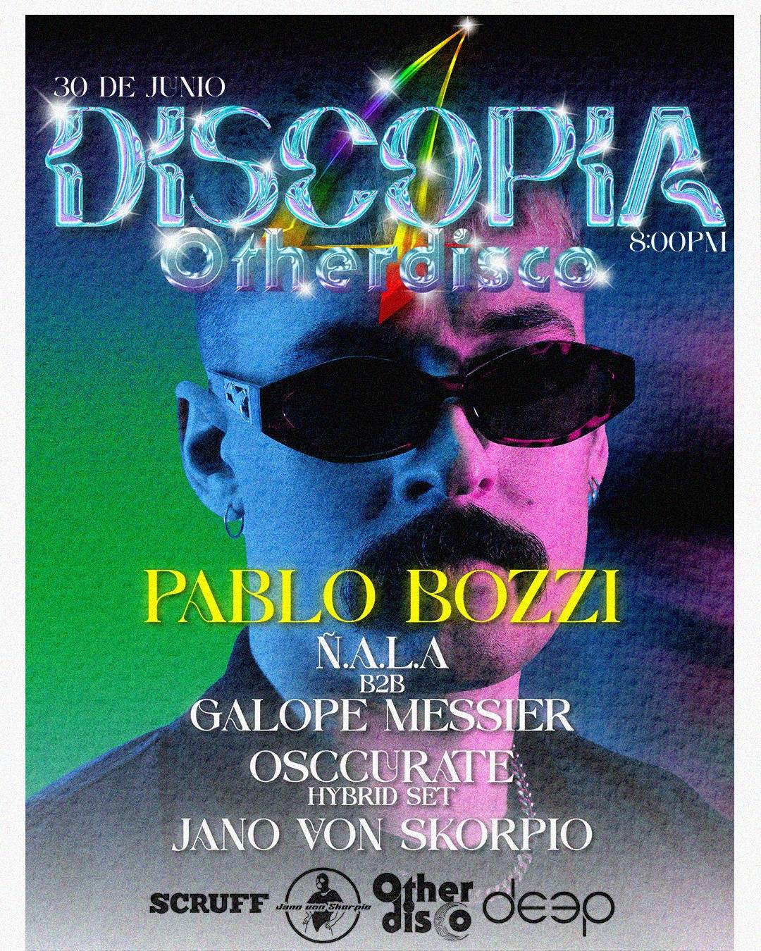 Discopia x Otherdisco: Pablo Bozzi - フライヤー表