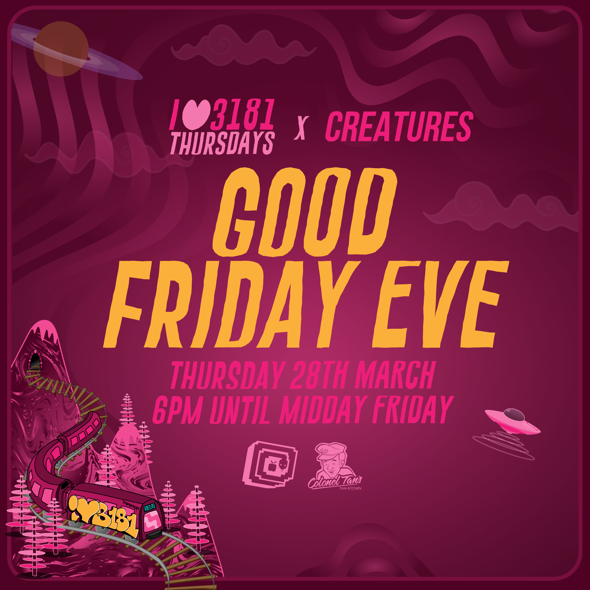 Good Friday Eve — Creatures & 3181 Thursdays - Página frontal