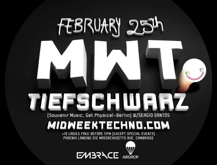 Midweek Techno presents Tiefschwarz - Página frontal