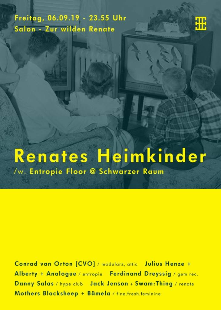 Renates Heimkinder w. Entropie Floor - フライヤー表