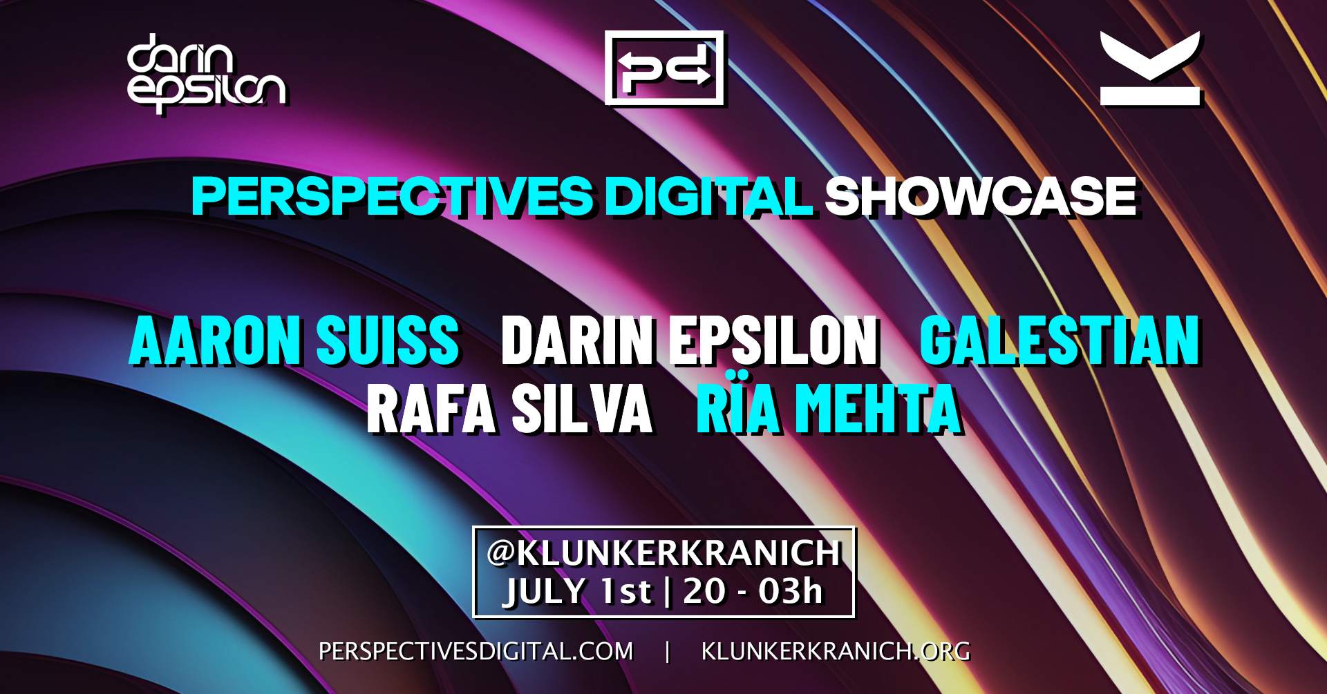 Darin Epsilon presents Perspectives Digital - フライヤー表