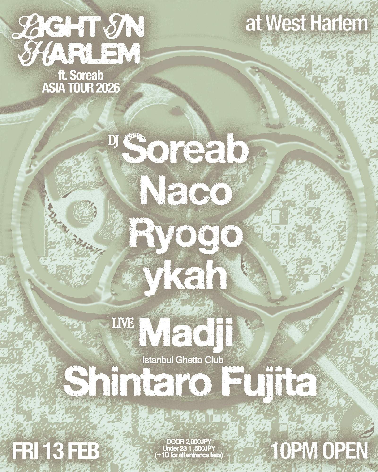 Light In Harlem ft.Soreab ASIA TOUR 2026 bei West Harlem, Kyoto