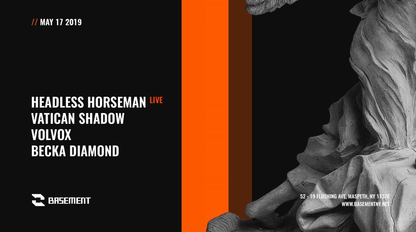 Headless Horseman Live / Vatican Shadow / Volvox / Becka Diamond - Página frontal