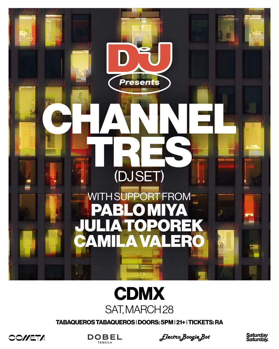 DJ Mag presents Channel Tres DJ SET en Sunday Sunday, CDMX/Ciudad de México
