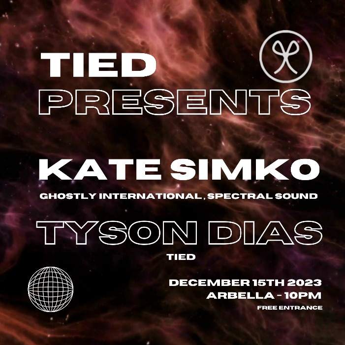 Tied presents: Kate Simko, Tyson Dias - フライヤー表