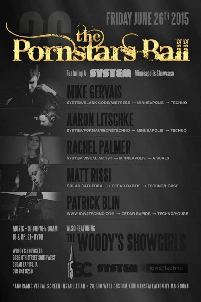 The Pornstar's Ball v26 - Minneapolis/System Showcase - Página frontal