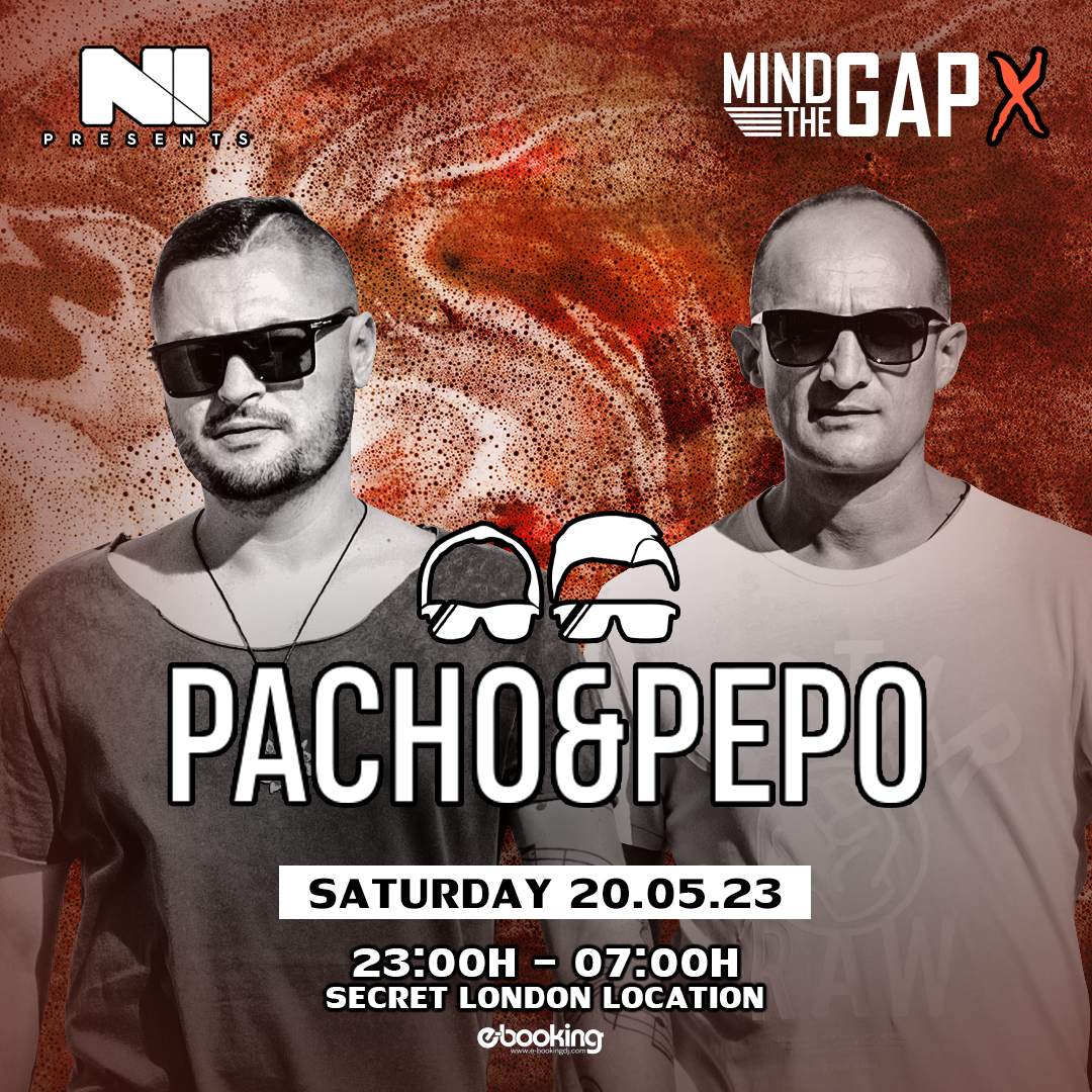 Mind the Gap X with Pacho & Pepo - フライヤー表