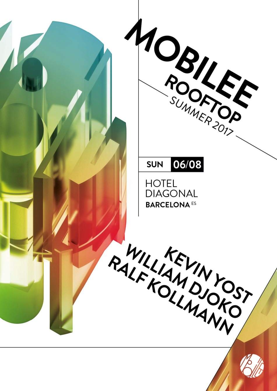 Mobilee Rooftop with Kevin Yost, William Djoko, Ralf Kollmann - フライヤー表