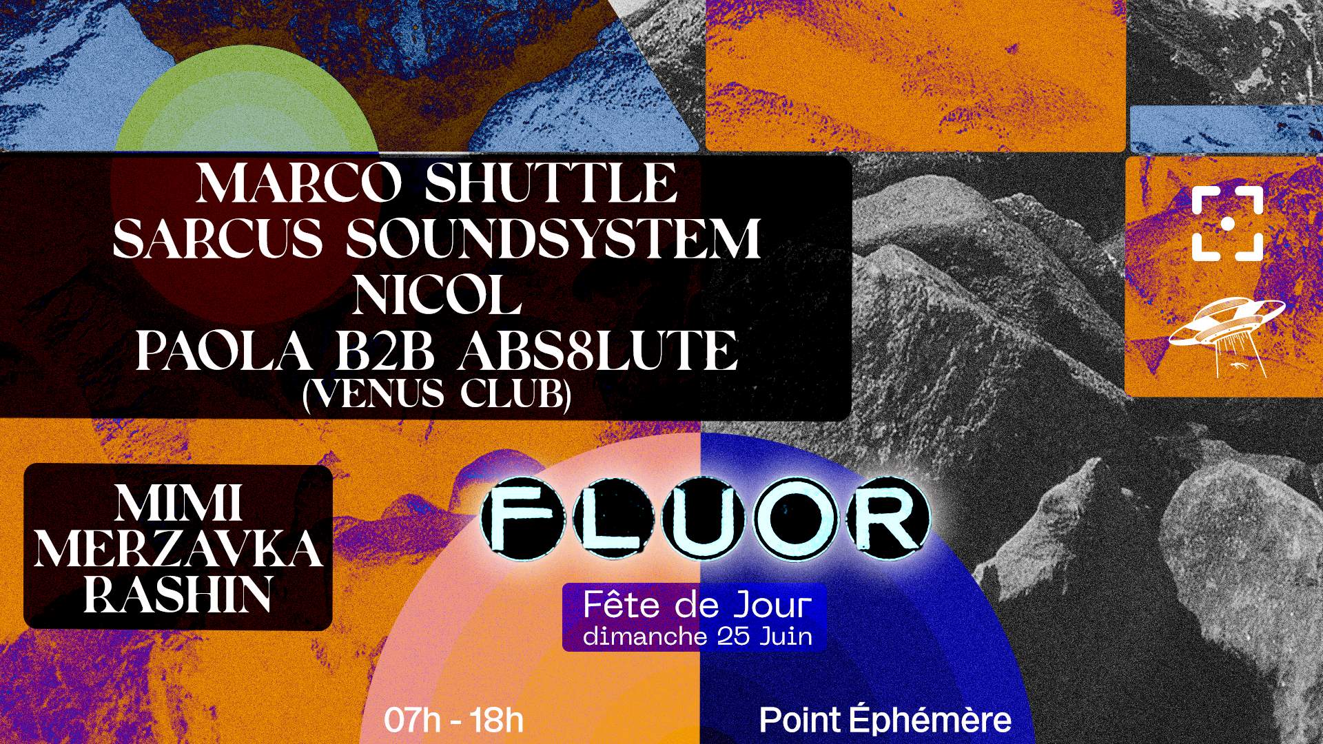 𝗙𝗟𝗨𝗢𝗥 ☼ AFTER - FÊTE DE JOUR at Point Ephémère, Paris