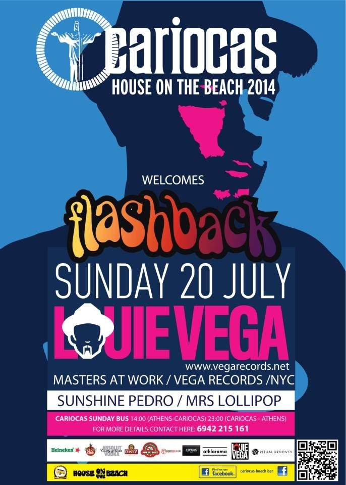 House On The Beach presents Flashback with Louie Vega - フライヤー表