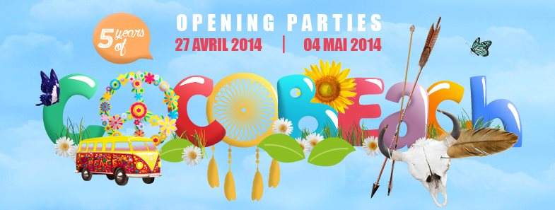 Cocobeach Opening Party Part One - フライヤー表