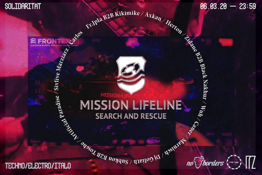 Bela Hodod × Mission Lifeline with Axkan Live, Herton, Sylvie Maziarz - Página frontal