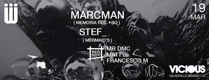 Mermaid's with Marcman - フライヤー表