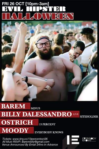 13percent & Everybody Knows present Barem & Billy Dalessandro - Página frontal