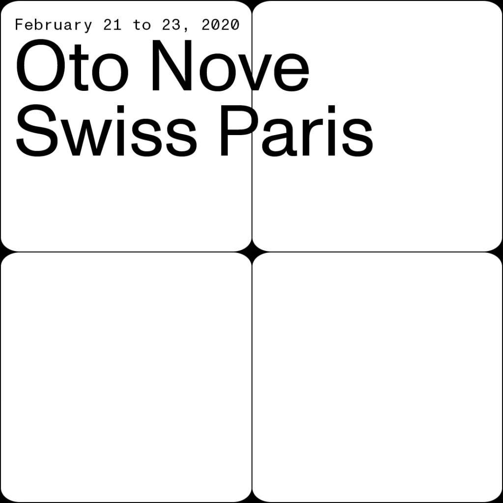 Oto Nove Swiss Paris: Félicia Atkinson, Tujiko Noriko, Manuel Troller - フライヤー表